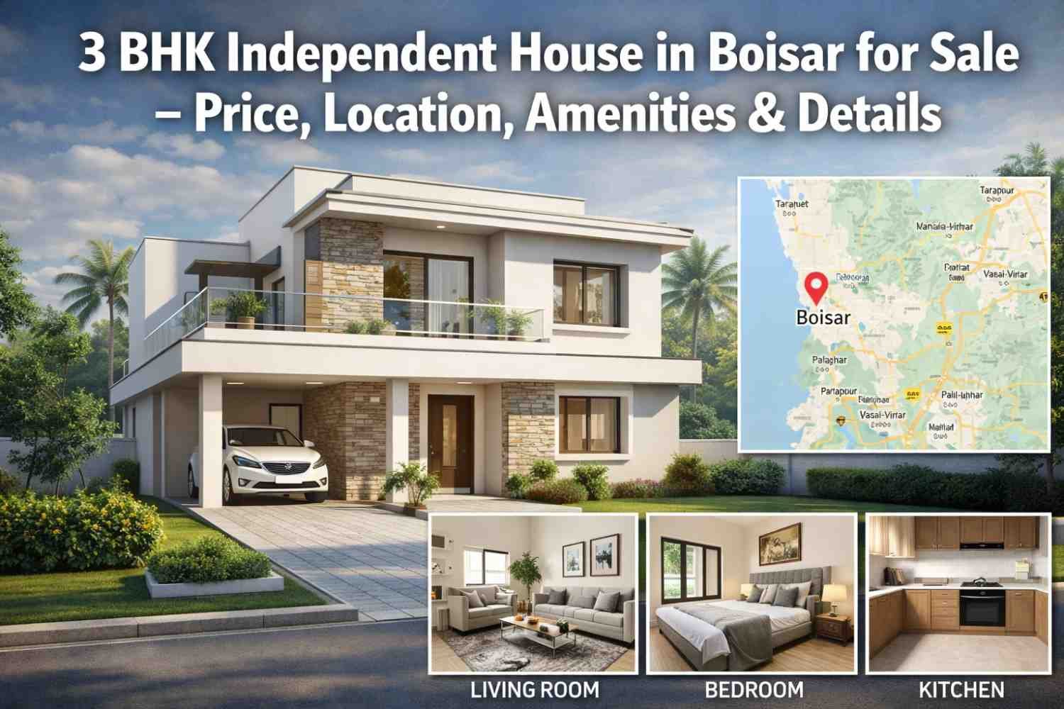 3 BHK Independent House in Boisar for Sale – Price, Location, Amenities & Details